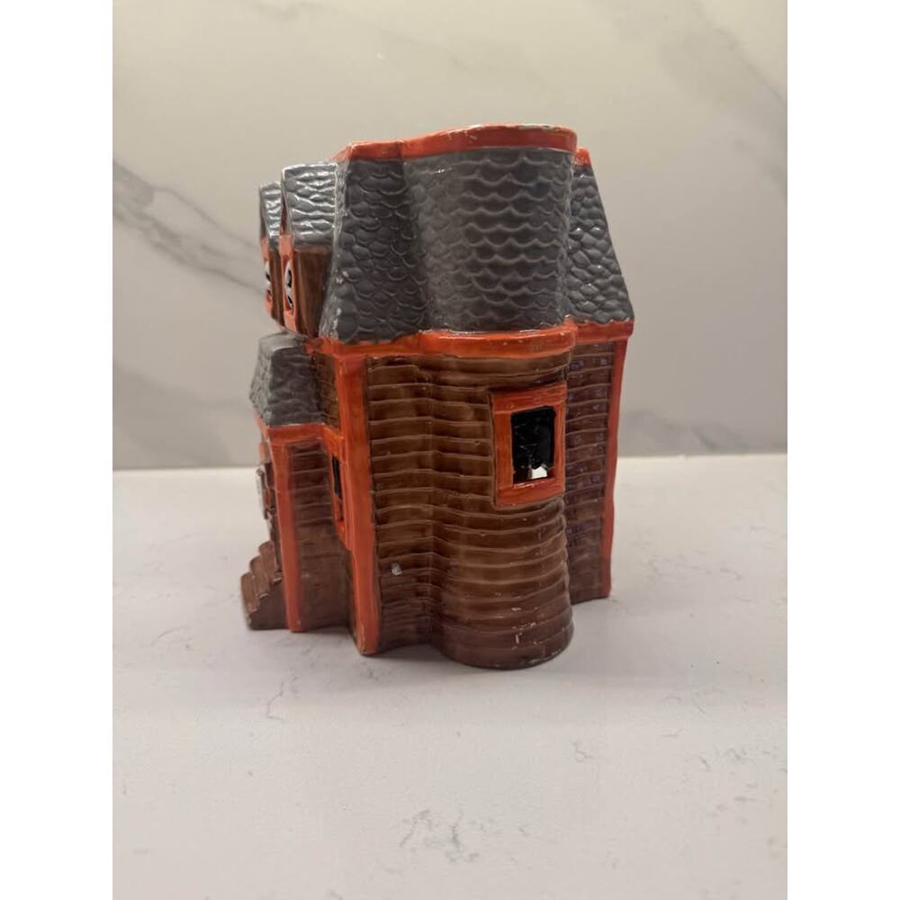 Vintage Lotus 80s Ceramic Halloween Haunted House Village - Picture 2 of 8